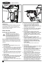 Preview for 4 page of Black & Decker BEHS01 Original Instructions Manual