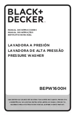 Предварительный просмотр 1 страницы Black & Decker BEPW1600H Instruction Manual