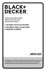 Black & Decker BEW220 Instruction Manual preview