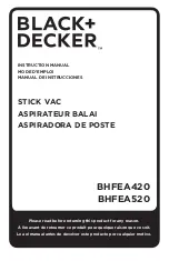 Black & Decker BHFEA420 Instruction Manual предпросмотр