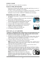 Preview for 12 page of Black & Decker BL1100 series Use & Care Manual