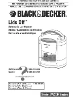 Preview for 1 page of Black & Decker Black & Decker Can Opener JW200 Use And Care Book Manual