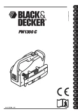 Preview for 1 page of Black & Decker Black & Decker Pressure Washer PW1300 Installation And Use Manual