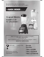 Preview for 1 page of Black & Decker BLC12750HMS Use And Care Book Manual