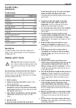 Preview for 3 page of Black & Decker BPDR5510-A9 Manual