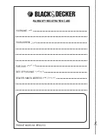 Preview for 28 page of Black & Decker BPSC2135 User Manual