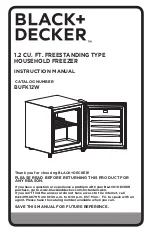 Preview for 1 page of Black & Decker BUFK12W Instruction Manual