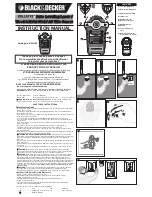 Black & Decker BULLSEYE BDL190S Instruction Manual preview