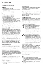 Preview for 12 page of Black & Decker BW17 Manual