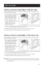 Предварительный просмотр 11 страницы Black & Decker BWAC08WTB Instruction Manual