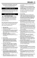 Preview for 11 page of Black & Decker BWL900 Instruction Manual