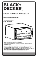 Preview for 1 page of Black & Decker BWT08THSB Instruction Manual