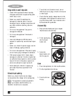 Preview for 4 page of Black & Decker BX700G User Manual