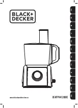 Preview for 1 page of Black & Decker BXFPA1200E Original Instructions Manual