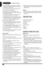 Preview for 4 page of Black & Decker BXGD2200E Original Instructions Manual