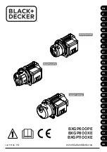 Black & Decker BXGP1100XE Original Instructions Manual preview