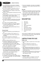 Preview for 4 page of Black & Decker BXGS1600E Original Instructions Manual