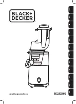 Preview for 1 page of Black & Decker BXJE200E Manual