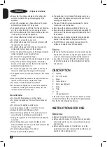 Предварительный просмотр 6 страницы Black & Decker BXKE2201E Manual