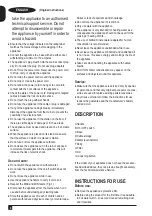 Preview for 4 page of Black & Decker BXKE2202E Manual