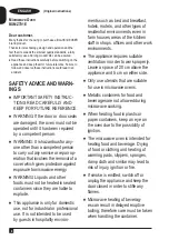 Preview for 4 page of Black & Decker BXMZ701E Manual