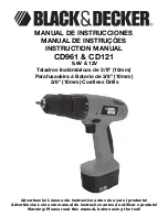 Black & Decker CD121 Instruction Manual preview