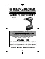 Предварительный просмотр 22 страницы Black & Decker CD182 Instruction Manual And Parts Listing And Parts Listing