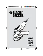 Предварительный просмотр 1 страницы Black & Decker CD500 User Manual