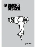 Black & Decker CD701 Manual preview