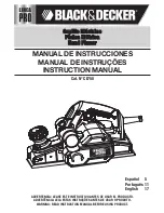 Black & Decker CE750 Linea Pro Instruction Manual preview