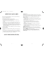 Предварительный просмотр 2 страницы Black & Decker CG41 Use And Care Book Manual
