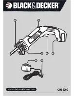 Black & Decker CHS600 Instruction Manual preview