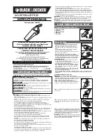 Black & Decker cHV7202 Instruction Manual предпросмотр