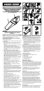 Black & Decker CHV7202SPT-AR Instruction Manual предпросмотр