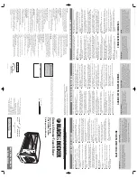 Preview for 1 page of Black & Decker CLASSICCHROME TRO962 Manual