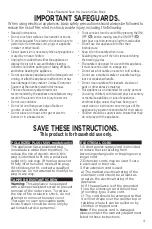 Preview for 3 page of Black & Decker CM1110 Use And Care Manual