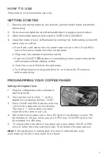 Preview for 5 page of Black & Decker CM1110 Use And Care Manual