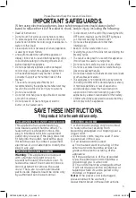 Preview for 3 page of Black & Decker CM1240 Use And Care Manual