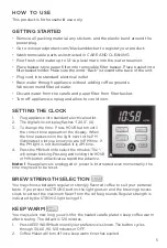 Preview for 5 page of Black & Decker CM1251W Use And Care Manual