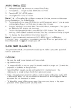 Preview for 7 page of Black & Decker CM1251W Use And Care Manual