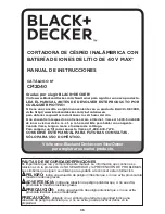 Preview for 36 page of Black & Decker CM2040 Instruction Manual