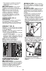 Предварительный просмотр 49 страницы Black & Decker CM2045 Instruction Manual