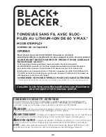 Preview for 20 page of Black & Decker CM2060 Instruction Manual