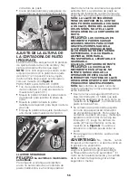 Preview for 56 page of Black & Decker CM2060 Instruction Manual