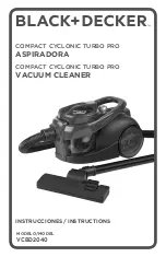 Black & Decker COMPACT CYCLONIC TURBO PRO Instructions Manual предпросмотр