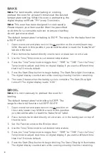 Preview for 8 page of Black & Decker CRISP and BAKE TOD6020B Use And Care Manual