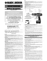 Black & Decker CRT129 Instruction Manual предпросмотр