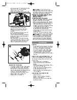 Preview for 8 page of Black & Decker CS1012 Instruction Manual