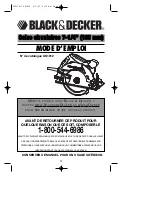 Preview for 11 page of Black & Decker CS1012 Instruction Manual