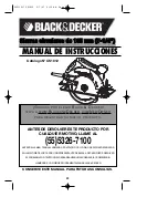 Preview for 22 page of Black & Decker CS1012 Instruction Manual